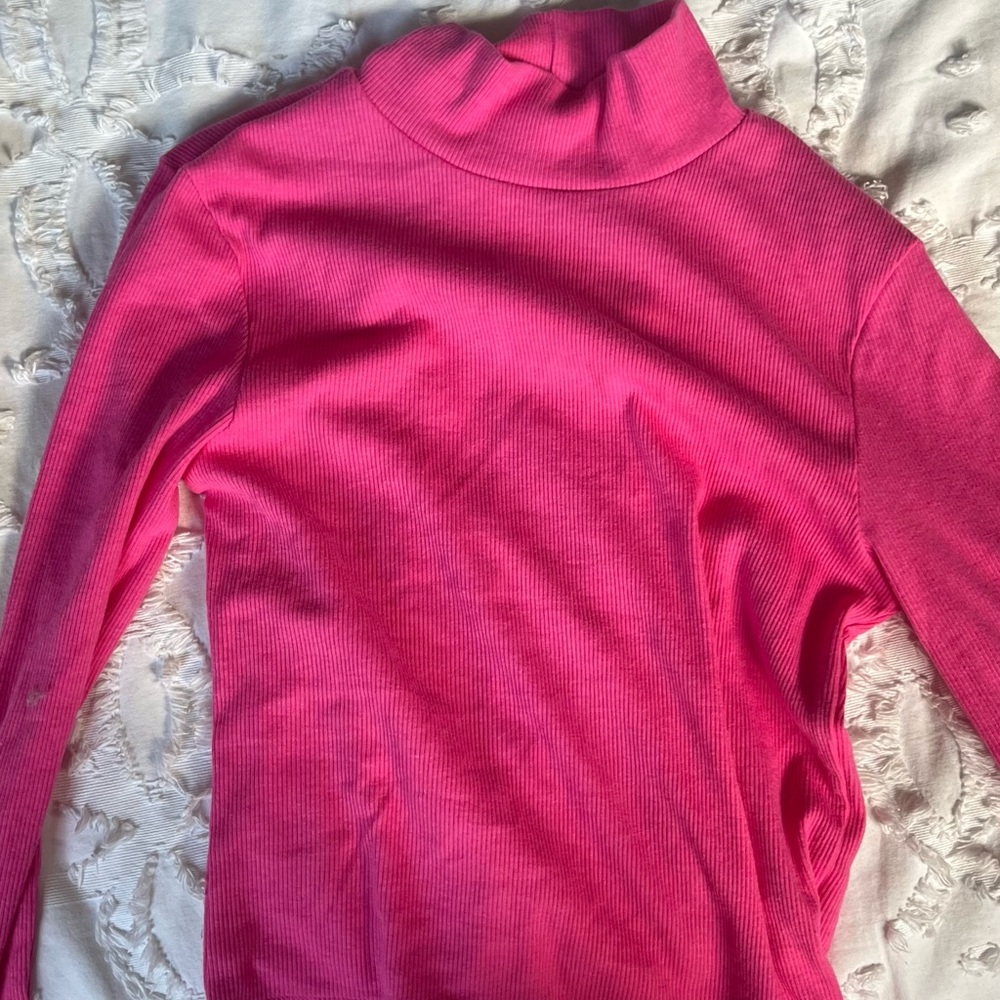 American Eagle Outfitters Pink Long Sleeve Top